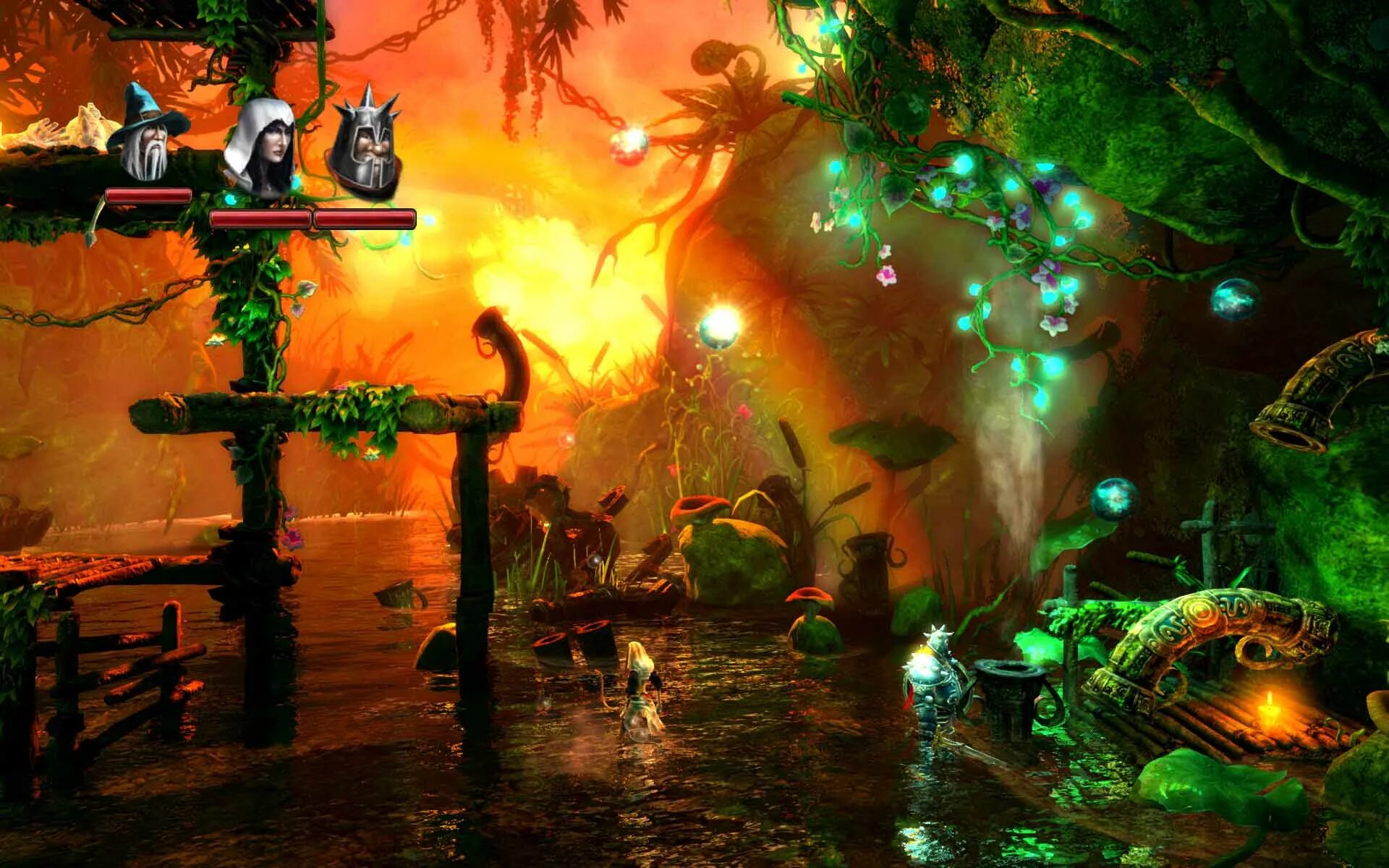 Trine enchanted edition. Trine 2: Триединство. Игра Trine 1. Игра Trine 2 герои. Trine 2 ps3.