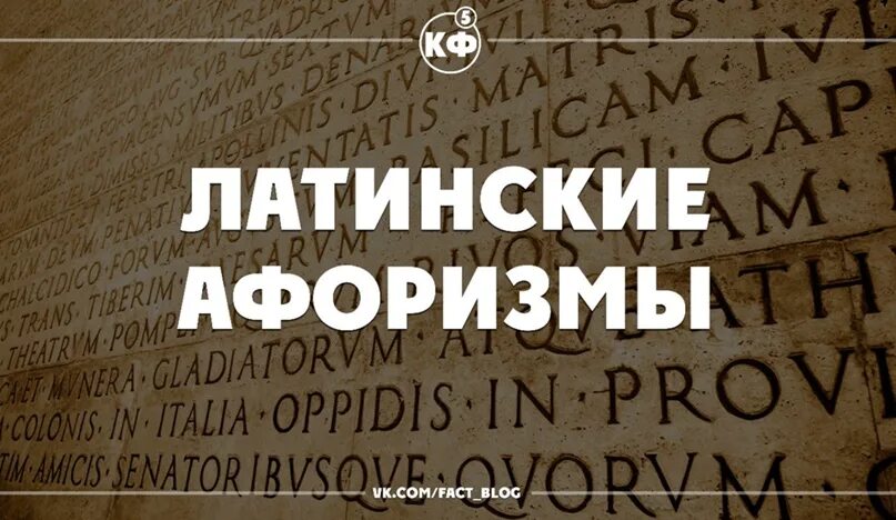 Одно из популярных латинских изречений гласит химия