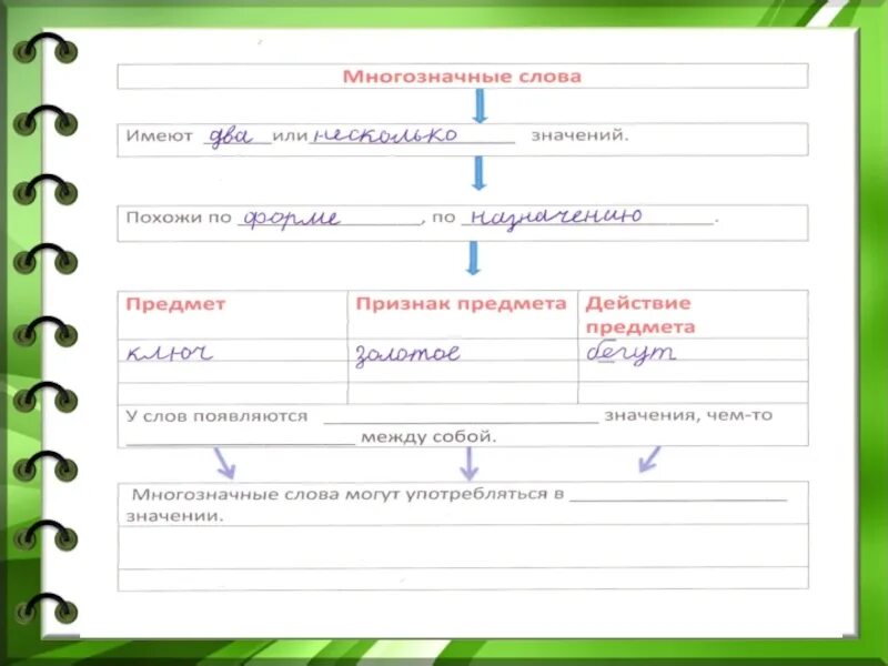 Лист несколько значений