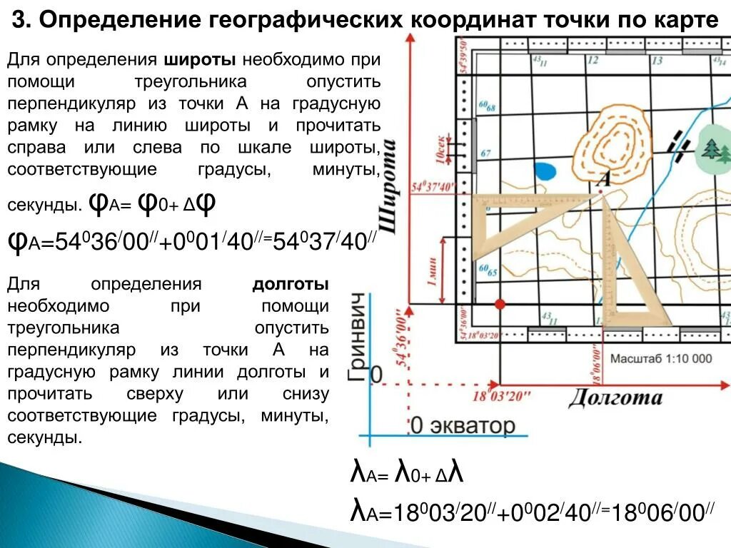 Как определить географические координаты точки. Определение географических координат по карте. Определение географических координат по топографической карте. Как по карте определить широту географического объекта. Минуты в географических координатах