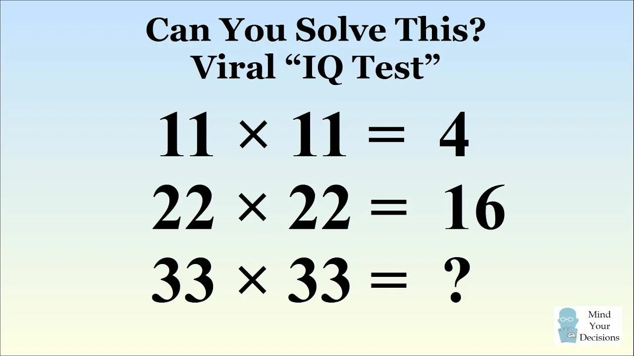 Can you solve this. IQ Test. IQ Test with answers. Solve this Math Puzzle.