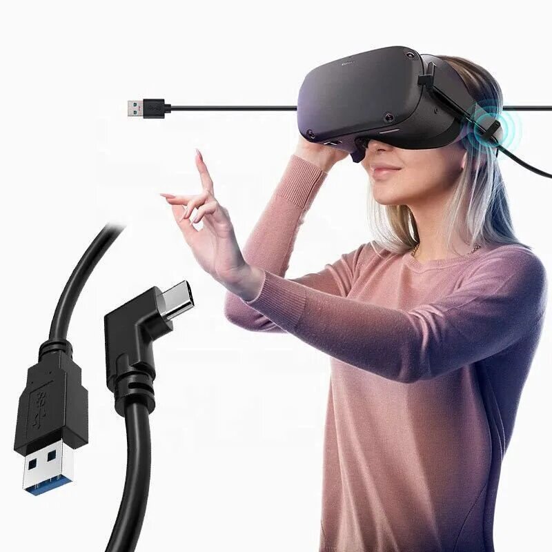 Oculus type c. Oculus quest 2 провод. кабель oculus vr. кабель oculus link. очки с проводом.