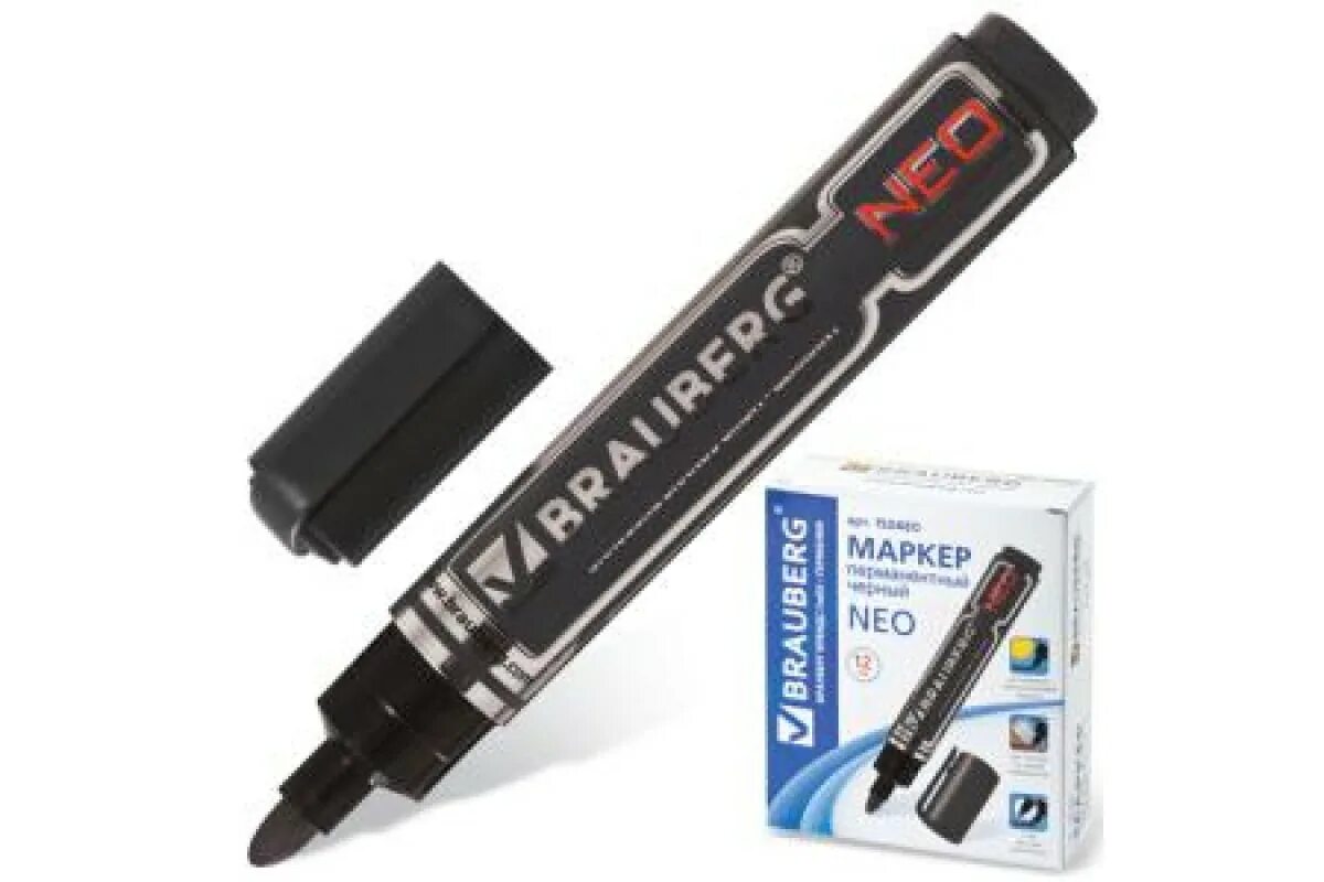 Маркер 5. Маркер перманентный (нестираемый) brauberg «neo», черный,. маркер schneider maxx 130 черный. маркер перманентный ультрамаркер черный брауберг. workmate маркер перманентный черный 2,5мм круглый наконечник p-11720121.