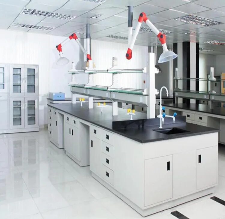 Вытяжка для лаборатории. Лабораторная мебель для химической лаборатории PLM-227. Вентиляция в лаборатории. Вытяжной стол в лаборатории.