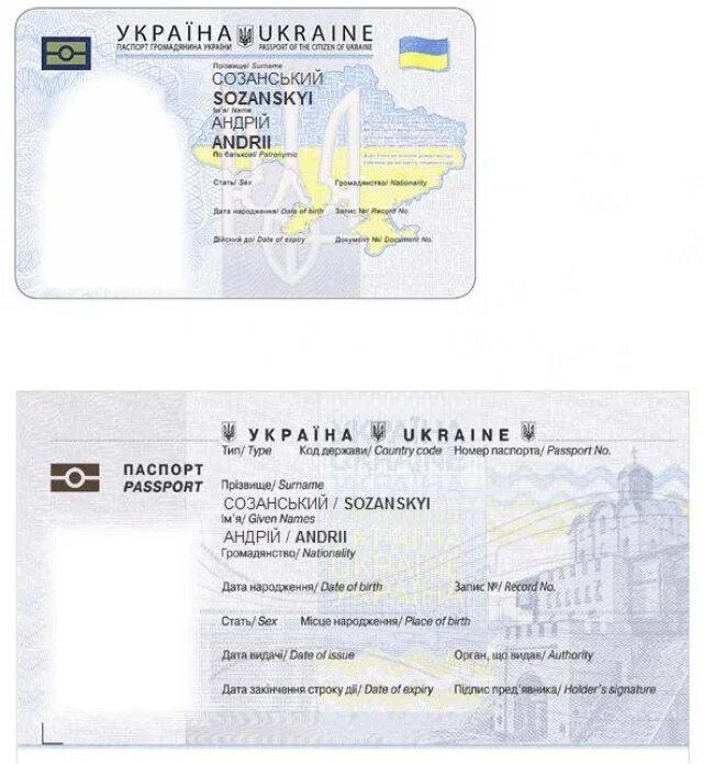 Id карта купить. Украинская ID карта.