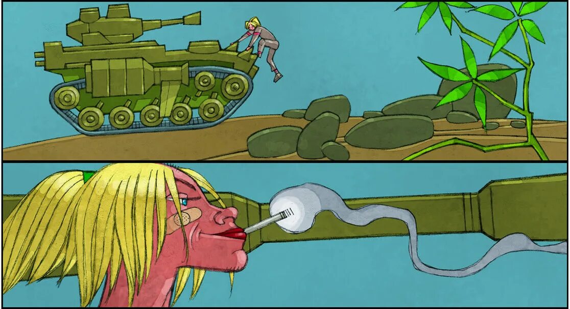 Танкистка раз комикс. Tank girl комикс. Дыня танкистка. Wow am Tank Comics.