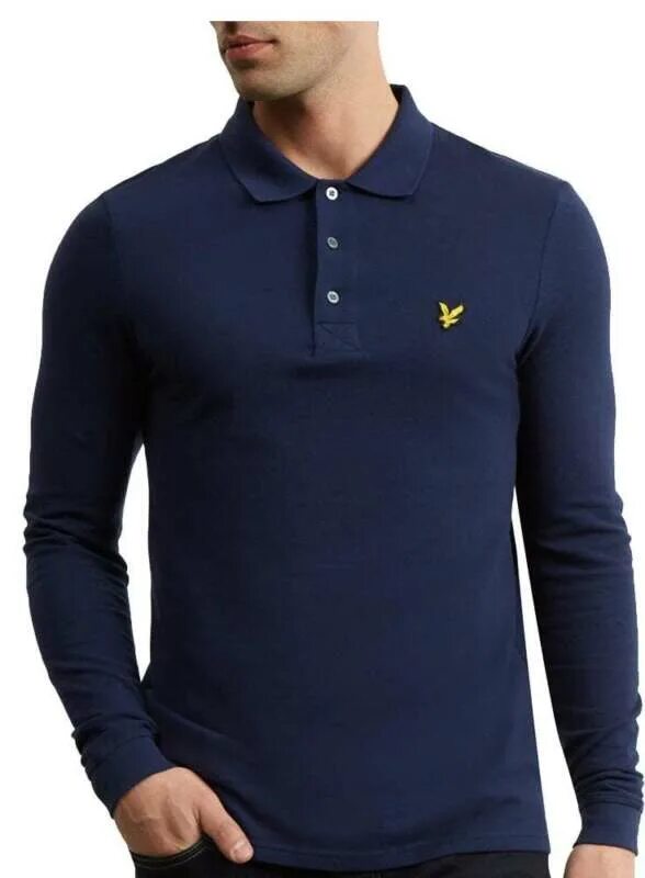 Лайл Скотт. Футболка поло Лайл Скотт. T0330a Lyle Scott. Поло Lyle Scott. Футболка поло с длинным рукавом