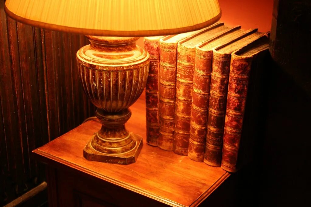 The lamp is the book