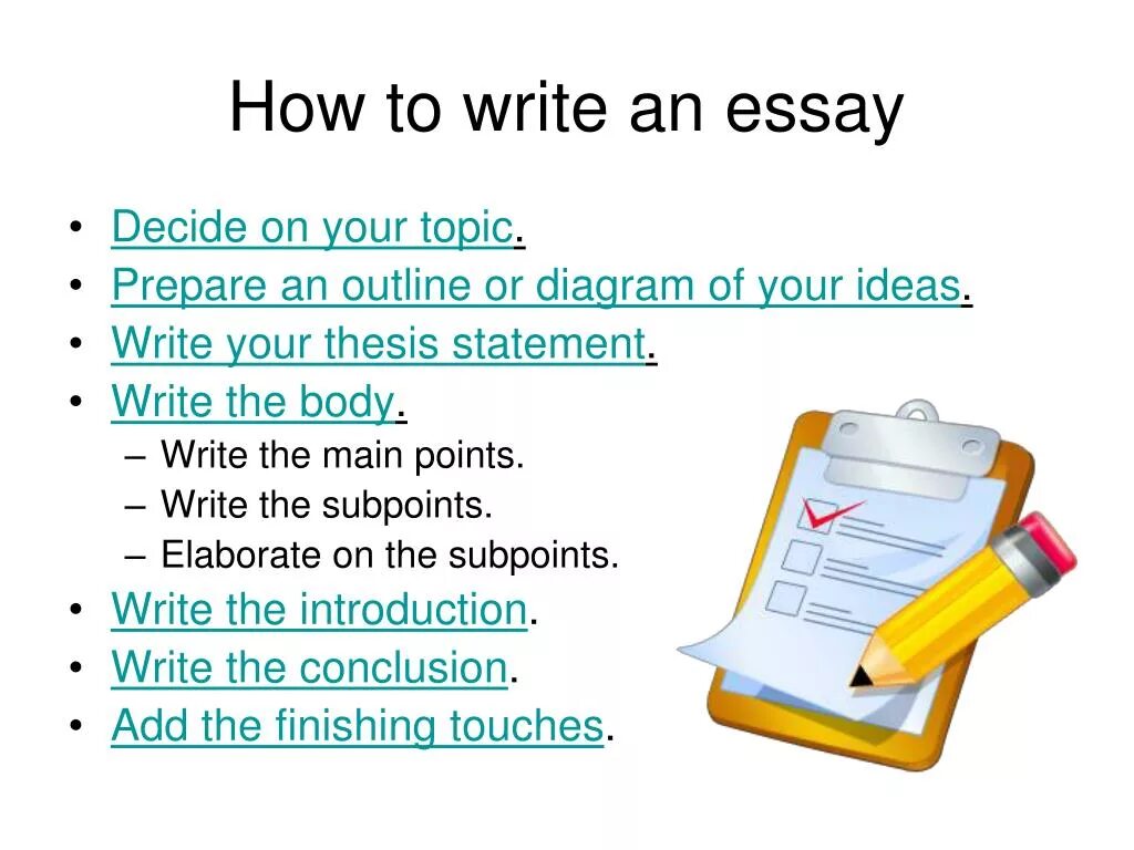 How to write an essay. How to write an essay in English. Essay writing. To write essay.