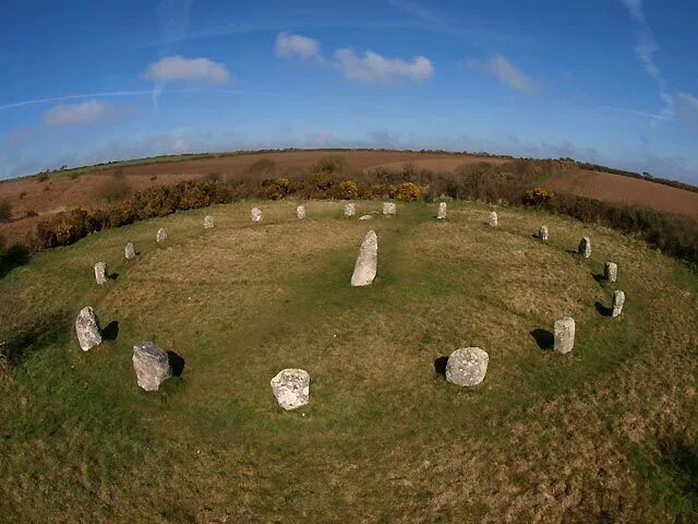 Building the stone circle would