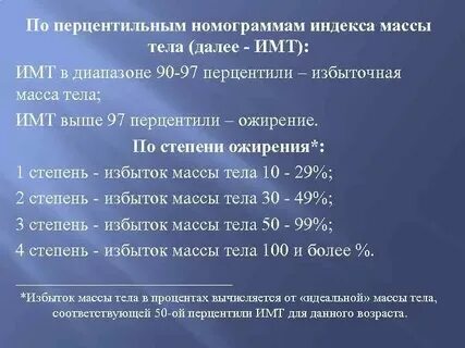 Тест с ответами ожирение у детей