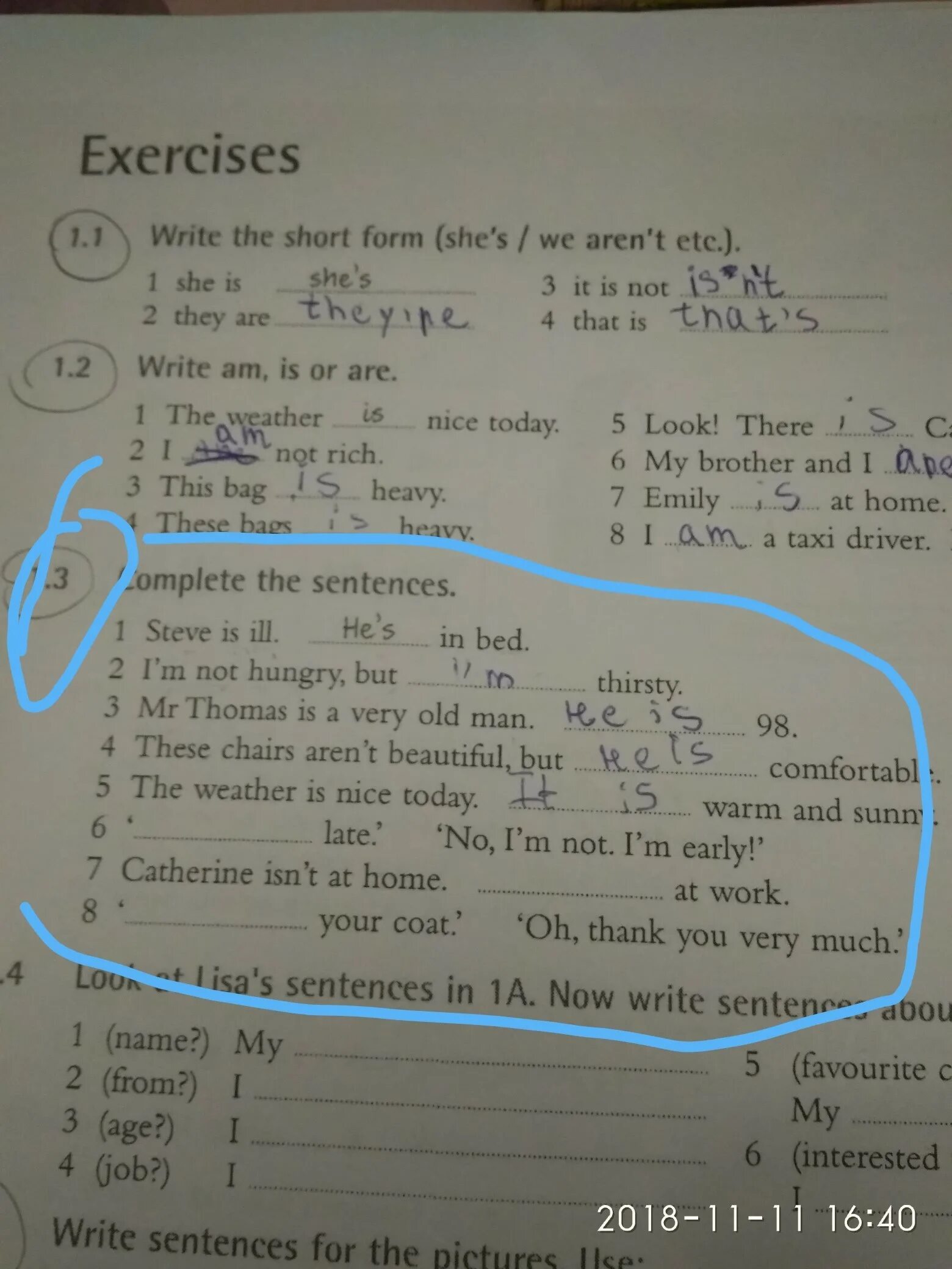 Write the short forms. Exercises Unit 1 ответы write the short form. Unit 1 exercises 1.1 write the short form ответы. Unit 1 exercises 1.1 write the short form she's we aren't etc ответы. Домашнее задание write the short form.