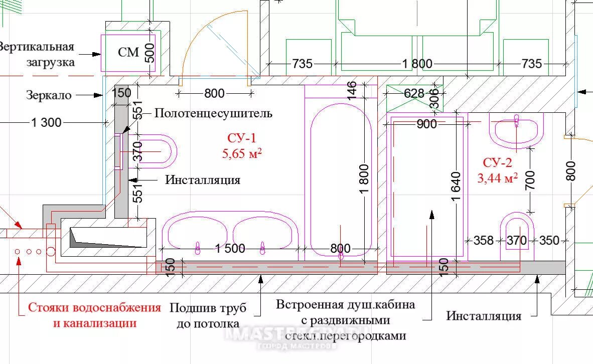 Схема подключения труб для санузла. Расположение труб канализации в квартирах. Расположеие канализационного стека в Сан узле. Расположение труб в ванной комнате.