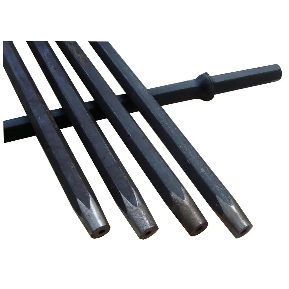 Буровая штанга шестигранный конусный (1800 мм). Tapered Rod, length 1800mm, Diam. Hex 25mm, 7º Taper Angle. Конический пруток. Конусный шестигранник. Сталь бурова