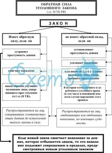 Обратной силы не имеет 5. Обратная сила уголовного закона схема. Виды уголовного закона имеющего обратную силу схема. Обратная сила закона схема. Условия обратной силы уголовного закона.