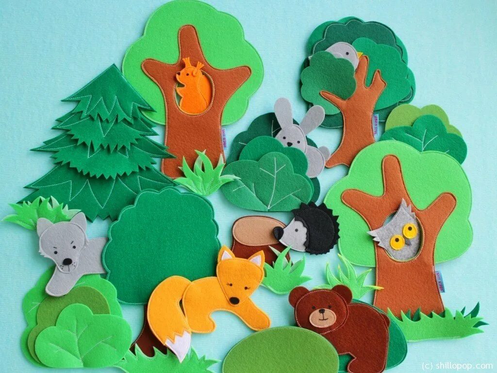 Сенсорные коробки животные. Белочка из природного материала. Зверюшки из фетра. Сделать лесных животных. Поделка олень.