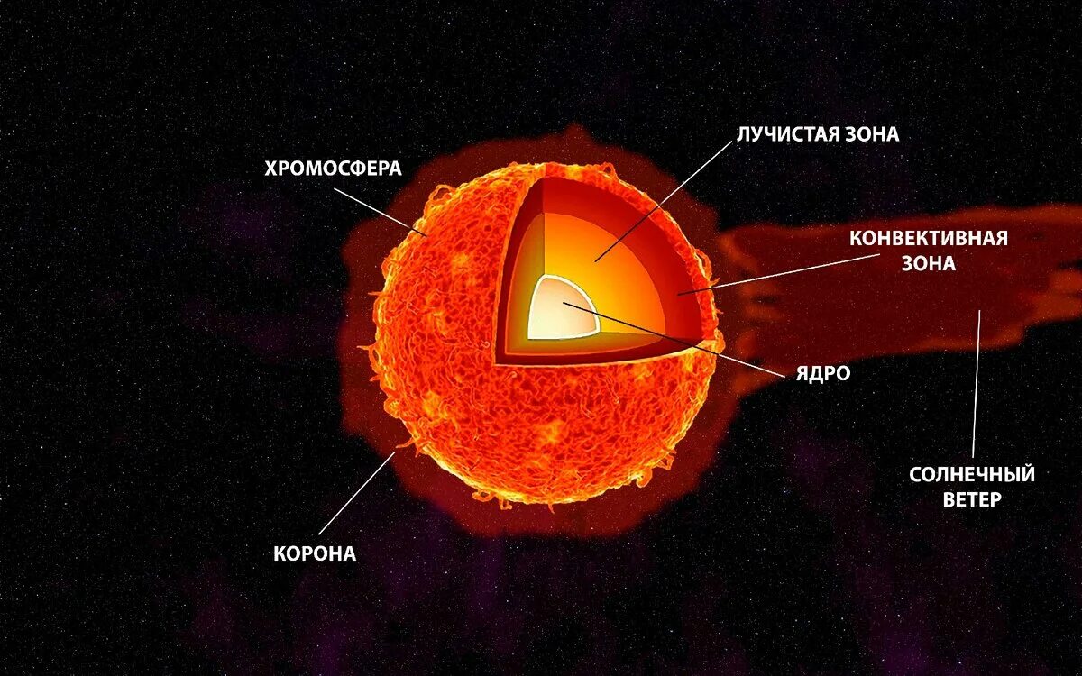 Из каких основных элементов состоит солнце. Внутренне строение солнца ядро. Строение солнца схема рисунок. Внутреннее строение солнца схема. Внутреннее строение звезд астрономия.