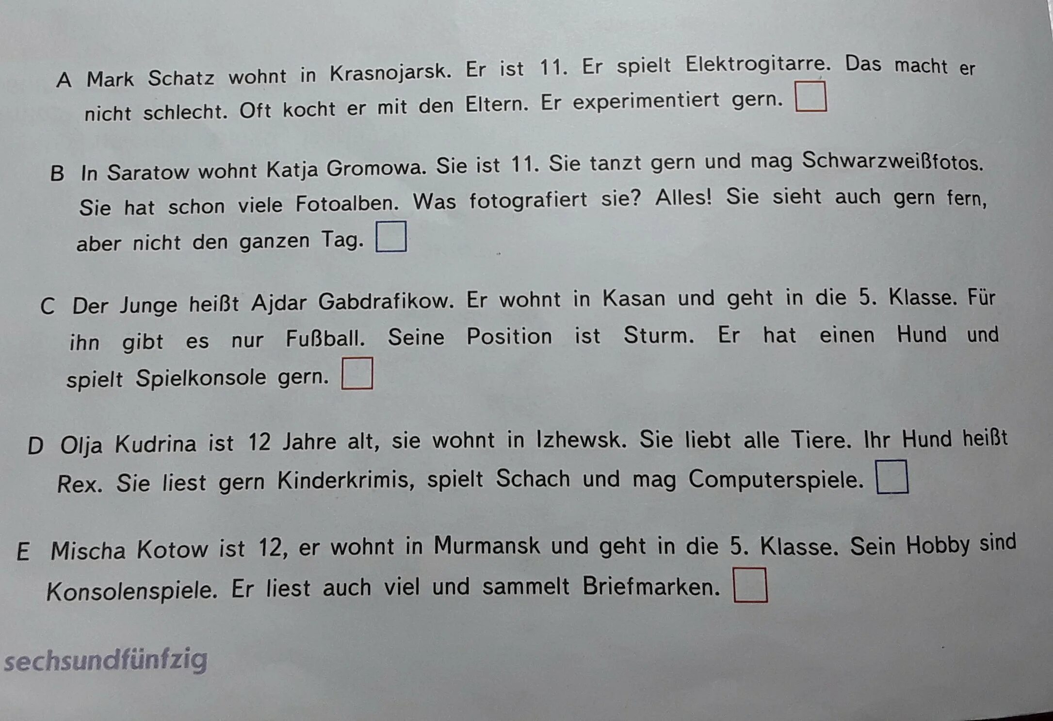 Sie ist alt. Факультатив немецкий язык 5 класс. Немецкий язык Wer hat welche Hobbys. Mark перевод. Mark Schatz wohnt in Krasnoyarsk er ответы.