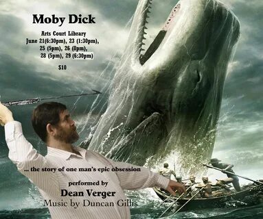 poster of Moby Dick show.