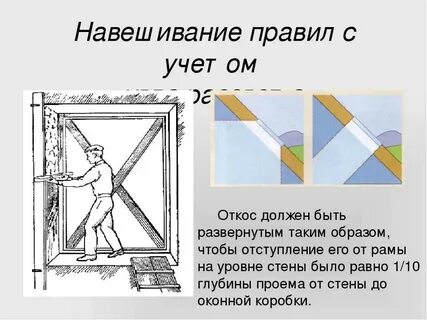 Каким должен быть угол откоса