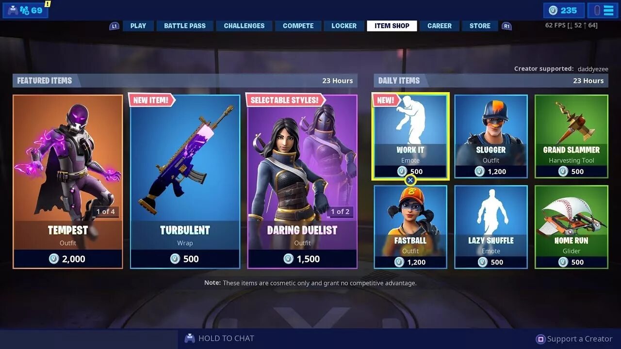 Item shop s