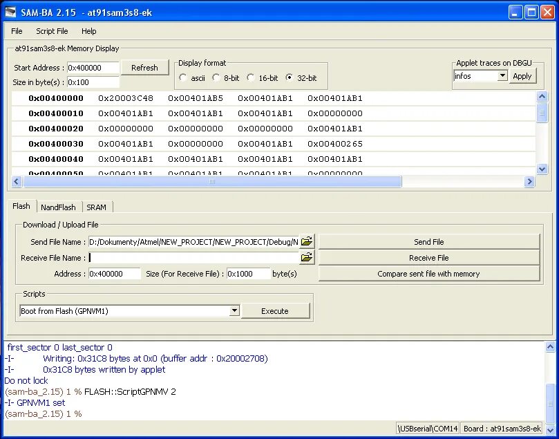 Скрипт память. Sam-ba Atmel. Sam file. Flash EEPROM SRAM. Программа DD 21.