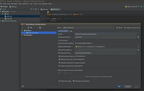 Environment location is not empty pycharm