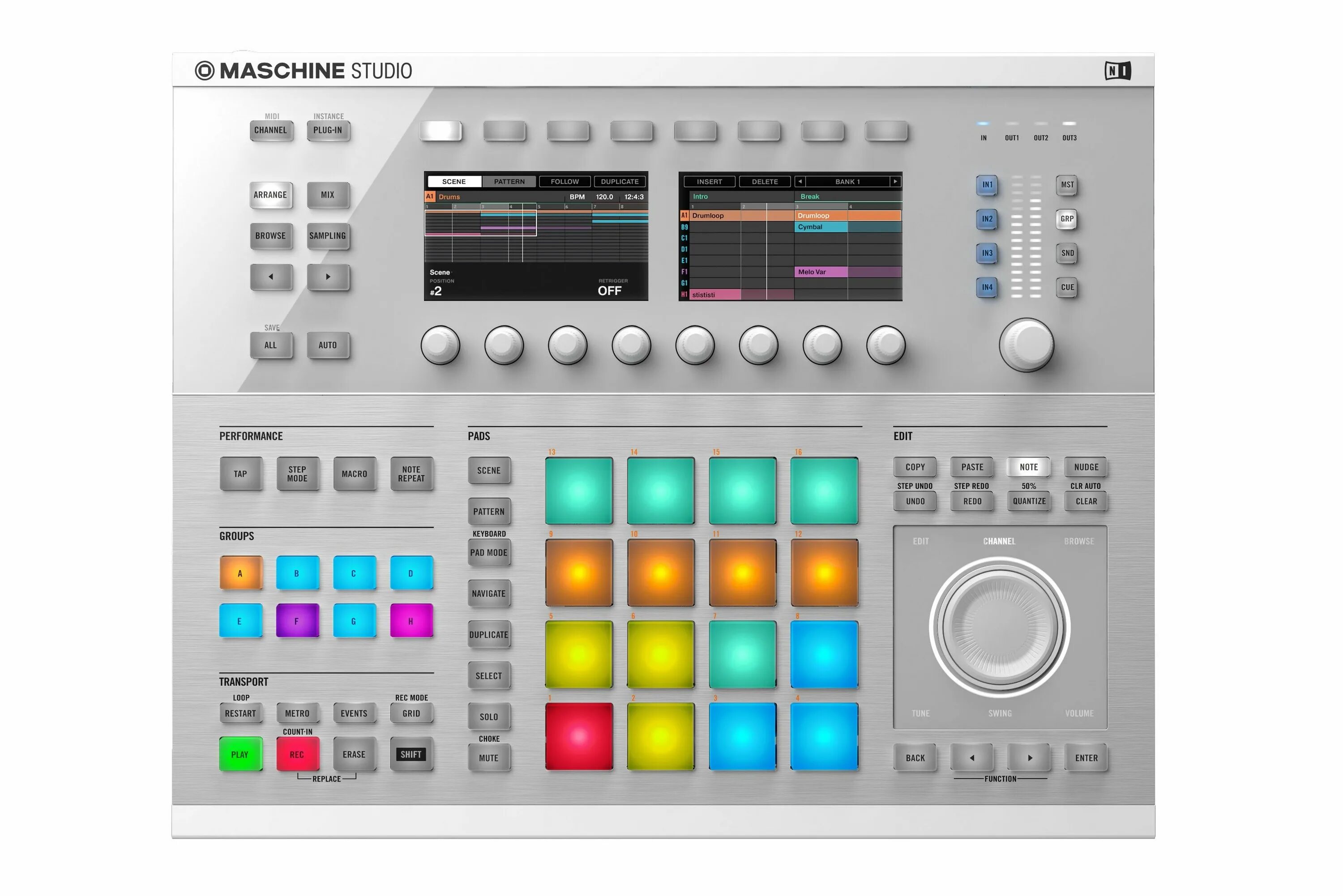 Studio instruments. Maschine 2. native instruments maschine mk1 midi. machine studio 2.0. ni maschine studio.