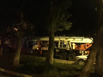 Липецк ночью 9 августа
