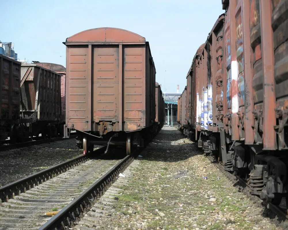 Грузовые вагоны железных дорог