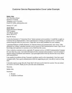 Service letters