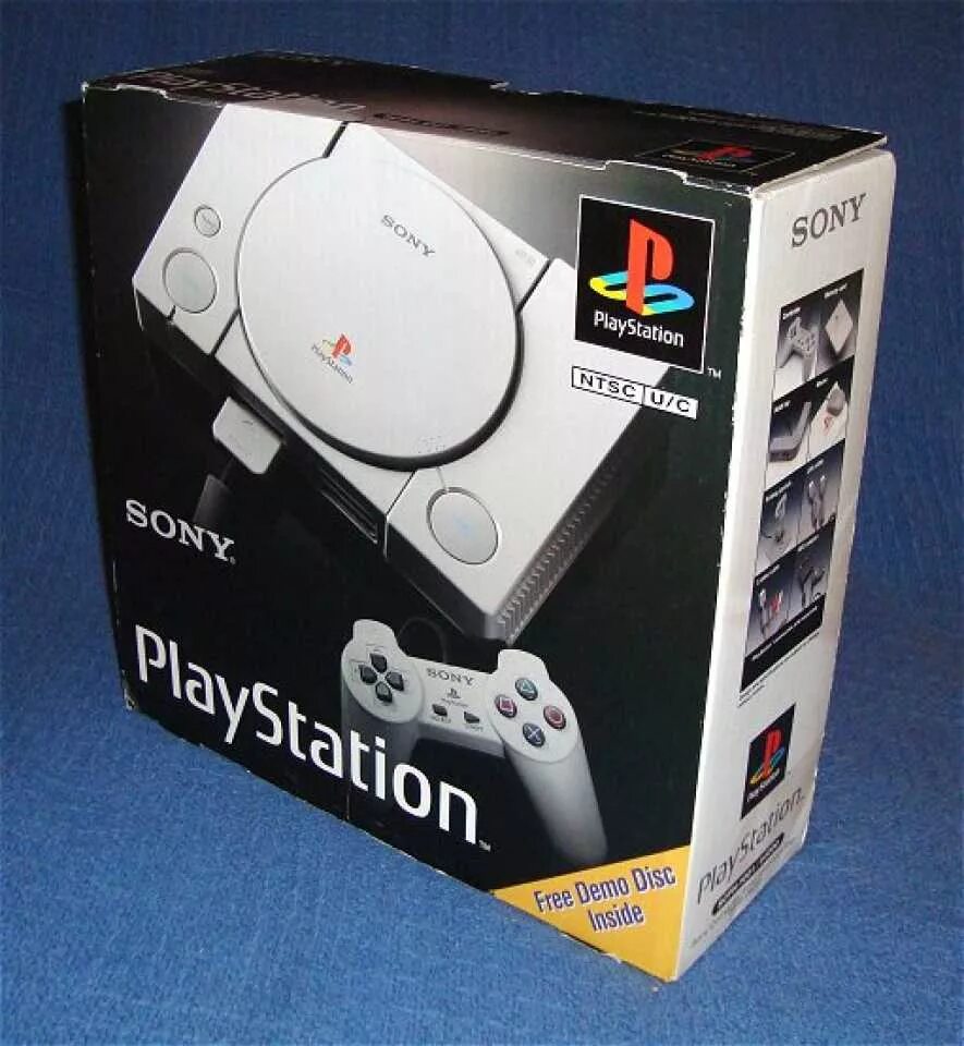 Sony PLAYSTATION 1 коробка. Коробка от ps1 Slim. Sony PLAYSTATION коробка 1996. Скан коробки сони плейстейшен 1.