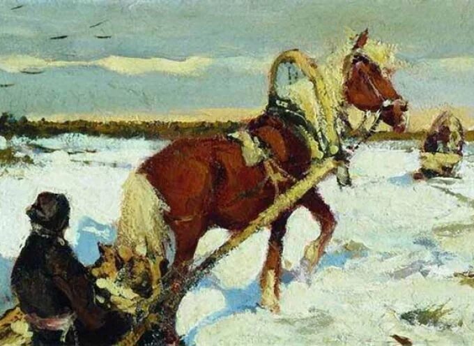 Крестьяне торжествуя на дровнях обновляет. Крестьяне торжествуя на дровнях обновляет