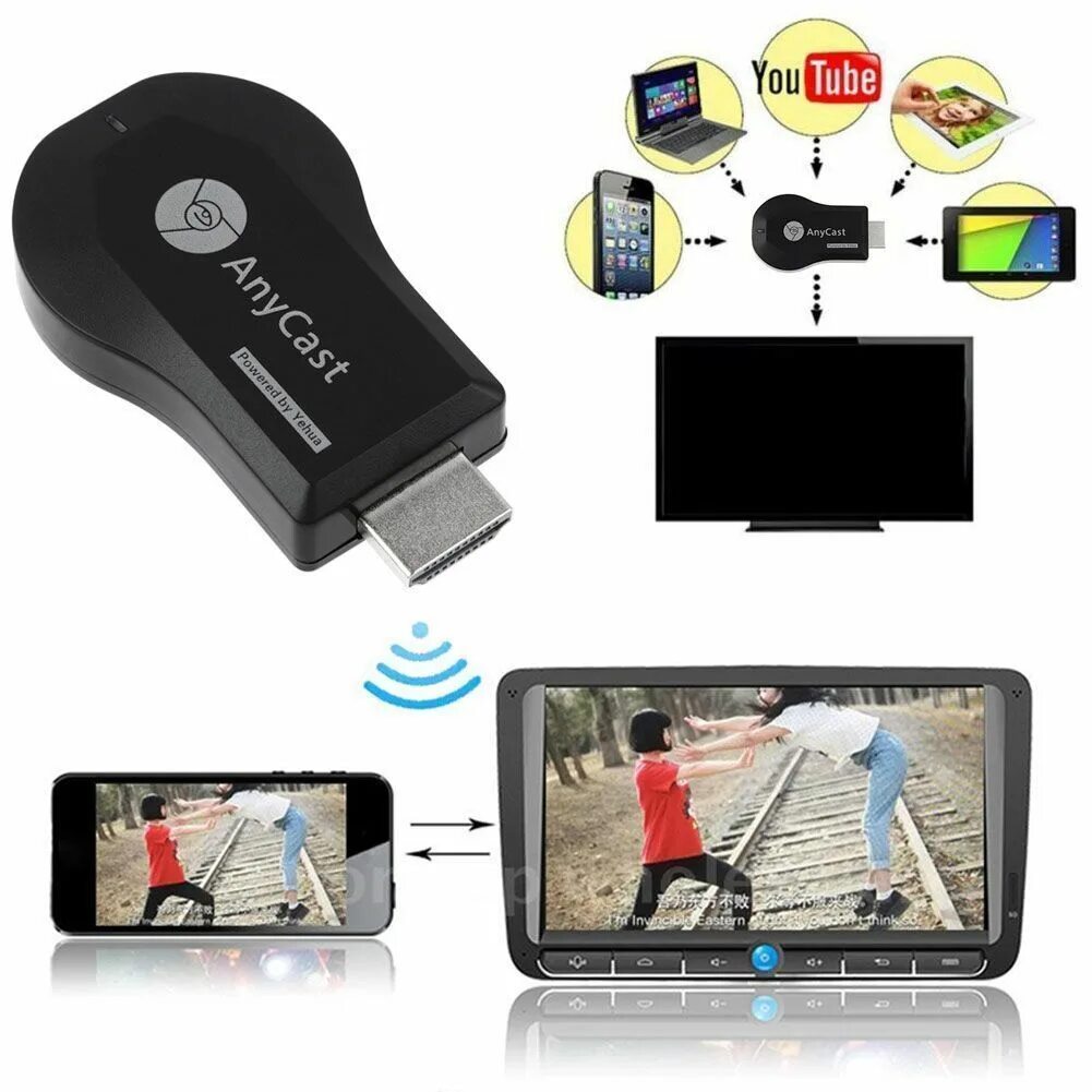 Wifi display dongle dlna. Anycast m9 plus. беспроводной адаптер hdmi anycast m9 plus, wi-fi, miracast/airplay/dlna. wifi ресивер m9 plus, wifi в hdmi. беспроводной дисплей.