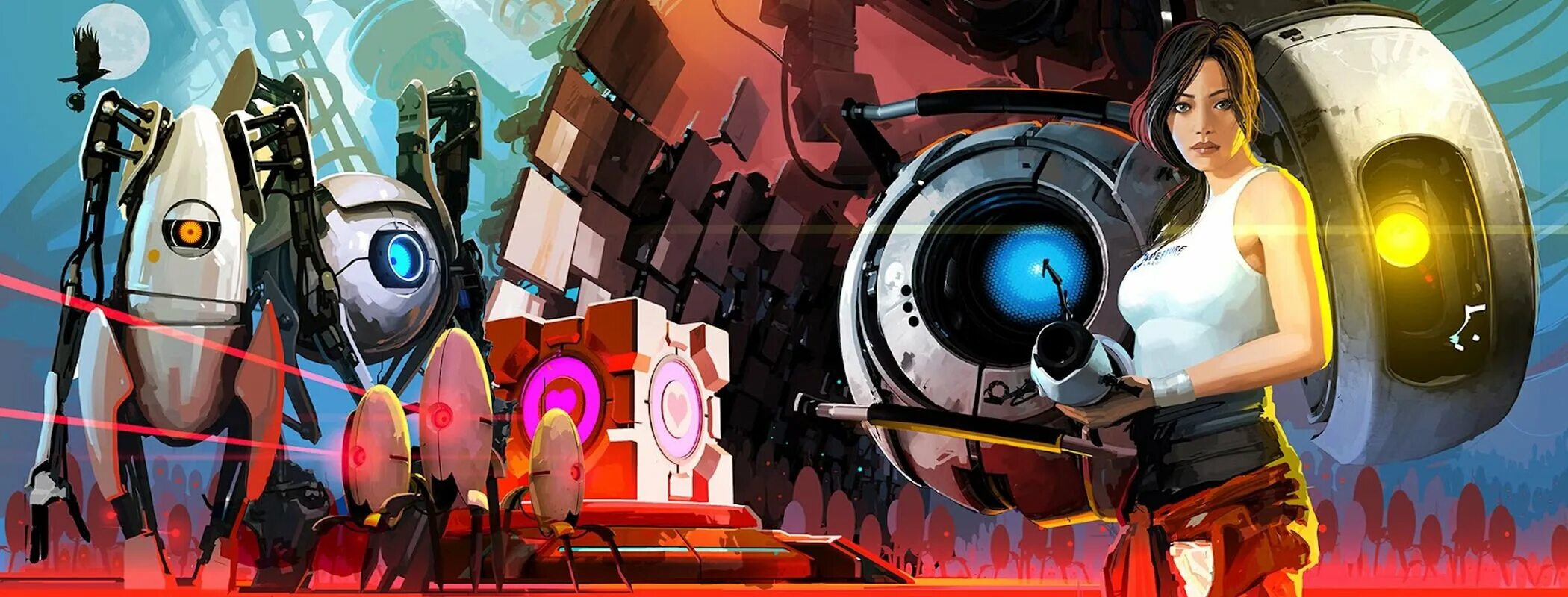 Portal listing. Portal 2. Portal 2 Art. Герои игры портал 2. Portal игра.