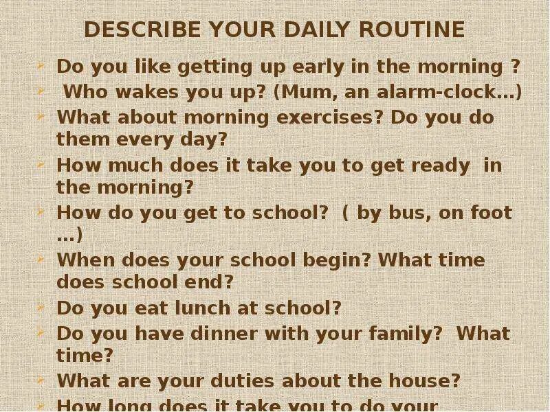 Вопросы Daily Routine. Daily Routine 5 класс упражнения. Стихи на тему Daily Routine. Сочинение Daily Routine.