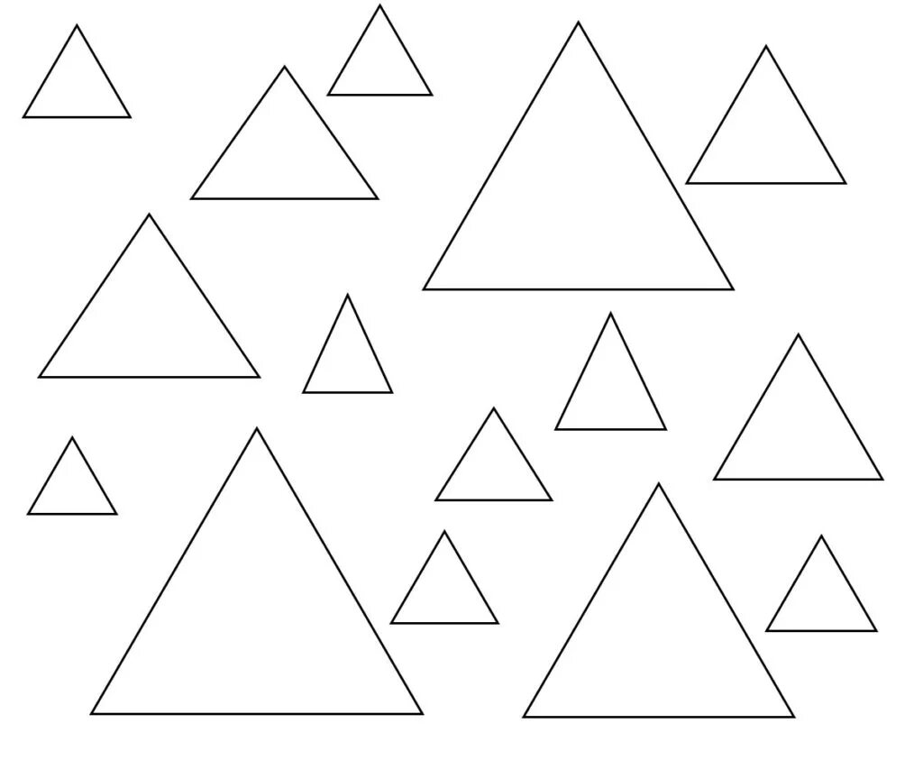 Рисунок 1 10 треугольник. Треугольник раскраска. Геометрические фигуры треугольник. Геометрическая фигура треугольник для детей. Треугольник раскраска для детей.