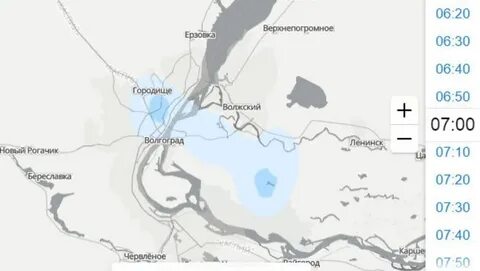 Карта осадков в волжском волгоградской