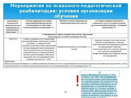 Виды психолого педагогической реабилитации