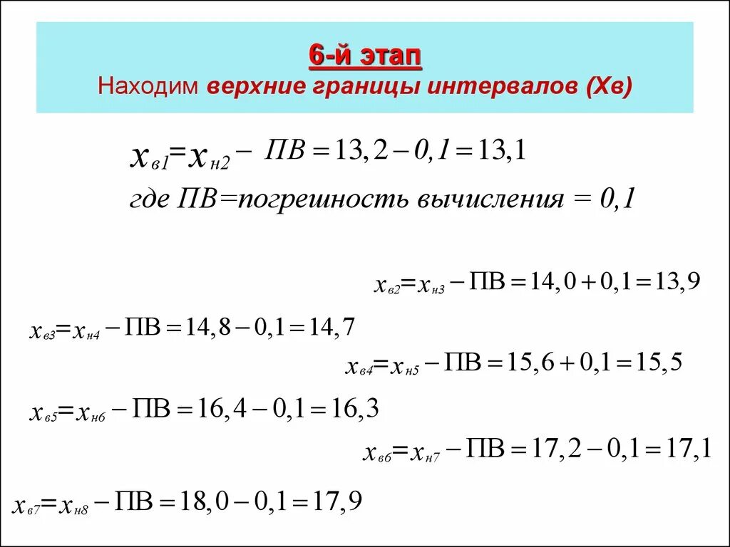 Верхняя граница сколько. Как найти границу интервала. Расчет границ интервалов. Определить границы интервала. Как рассчитать границы интервалов.