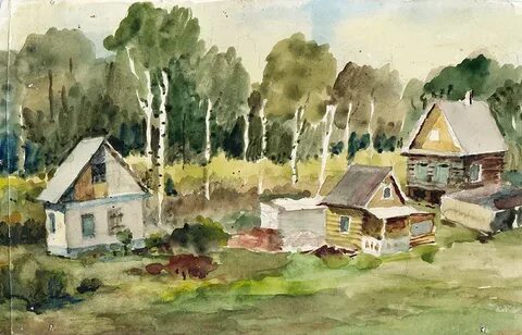 Акварель м