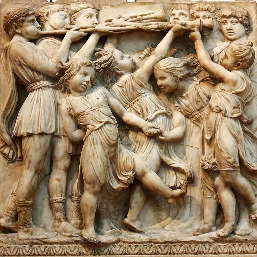 Аристотель и Платон. Скульптор Лукка делла Роббиа. Скульптура Ренессанса в Италии.