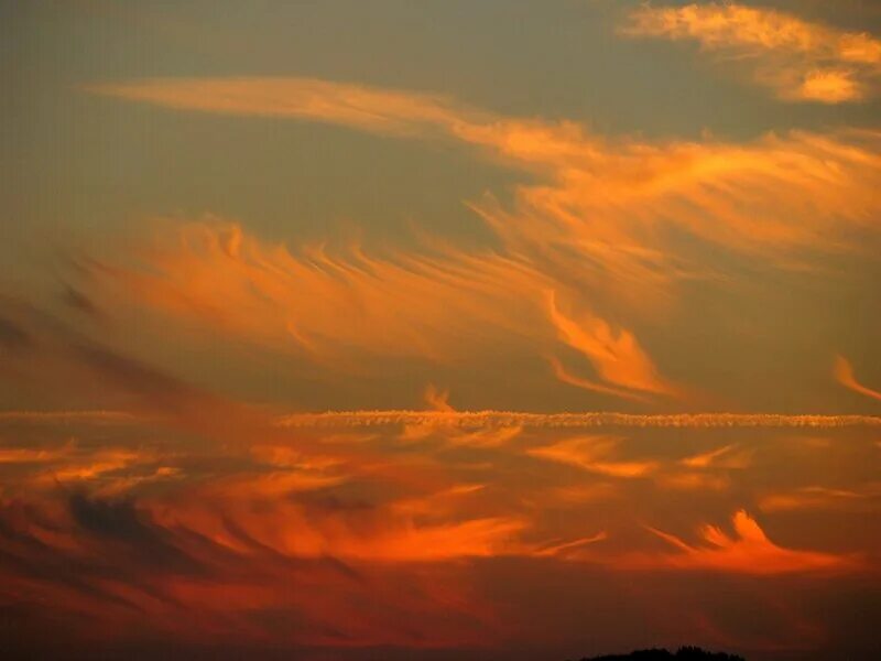 пылающий закат троп