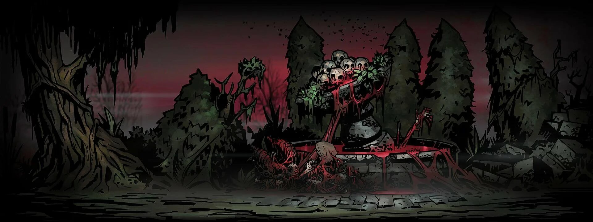 Darkest dungeon чаща. Darkest dungeon крестьянский двор. darkest dungeon crimson court вики. darkest dungeon задний двор.