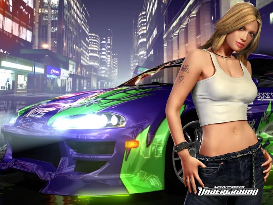 Есть девушки из игры. Митсубиси Эклипс NFS Underground 1. Нфс андеграунд 2. Нфс андеграунд 1.