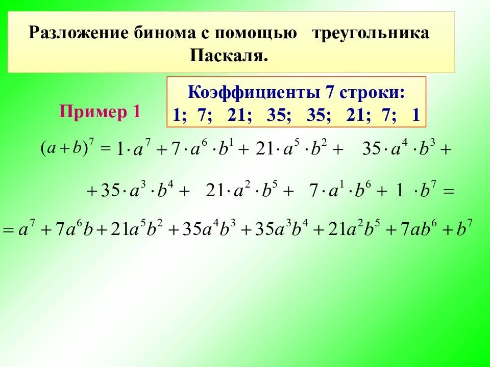 Б в 7 степени