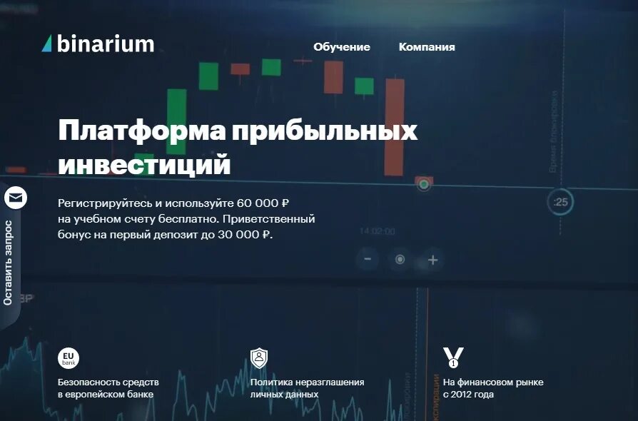 Binarium приложение