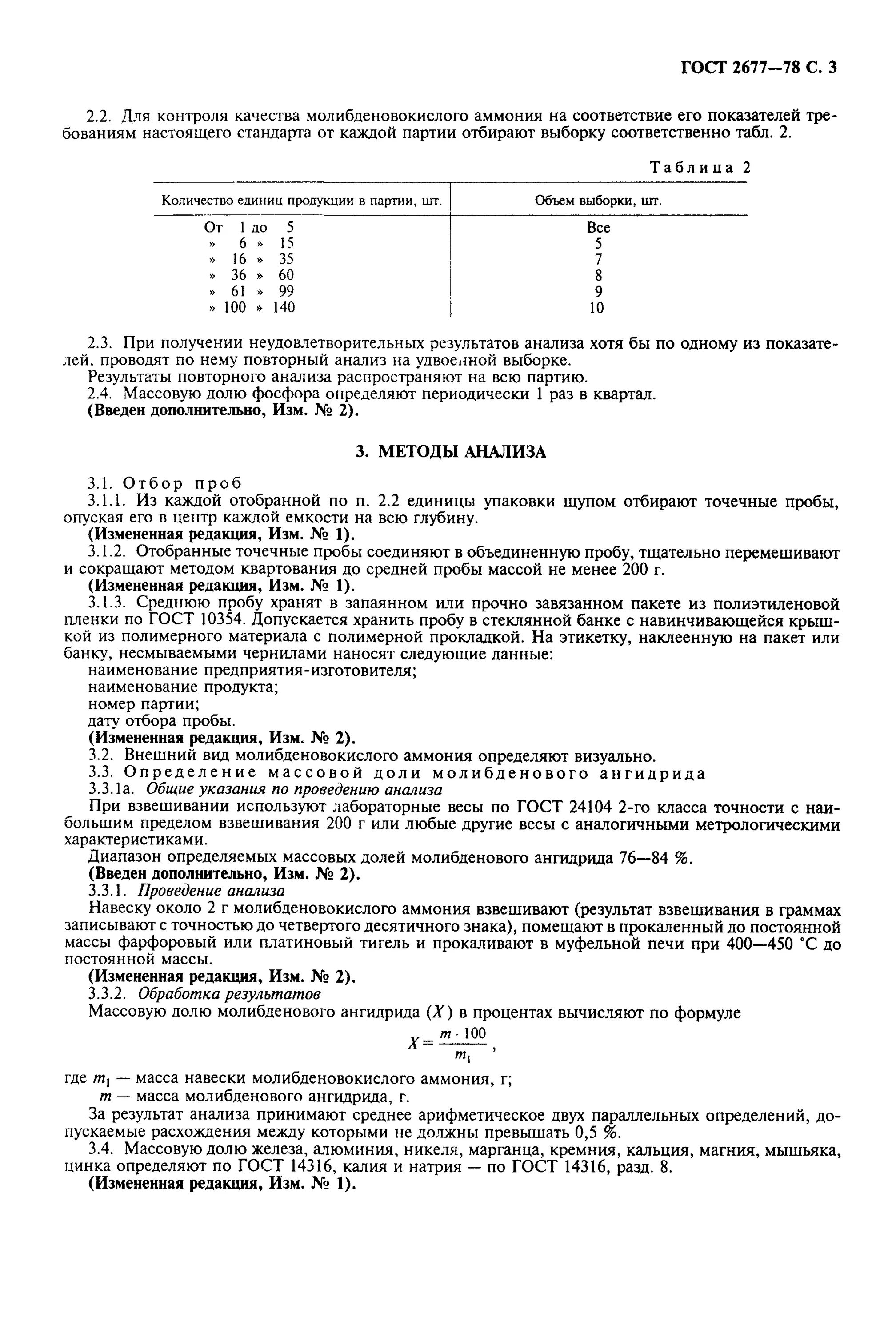 Навеска для анализа. Молибденовокислого аммония. Плотность раствора молибдата аммония.