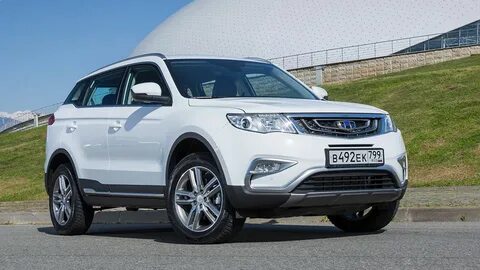 Geely atlas видео