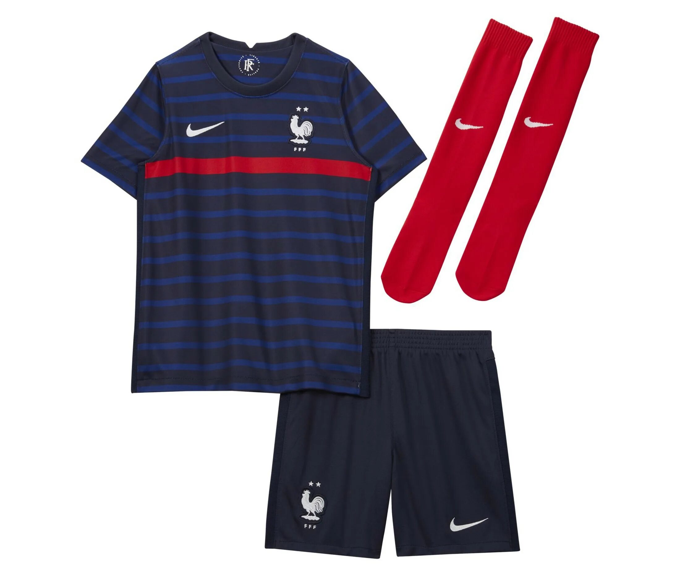 Юниор 21. Nike FFF костюм детский. Одежда с символикой сборной Франции детская. Maillot foot France. France Football Kits 22/23.